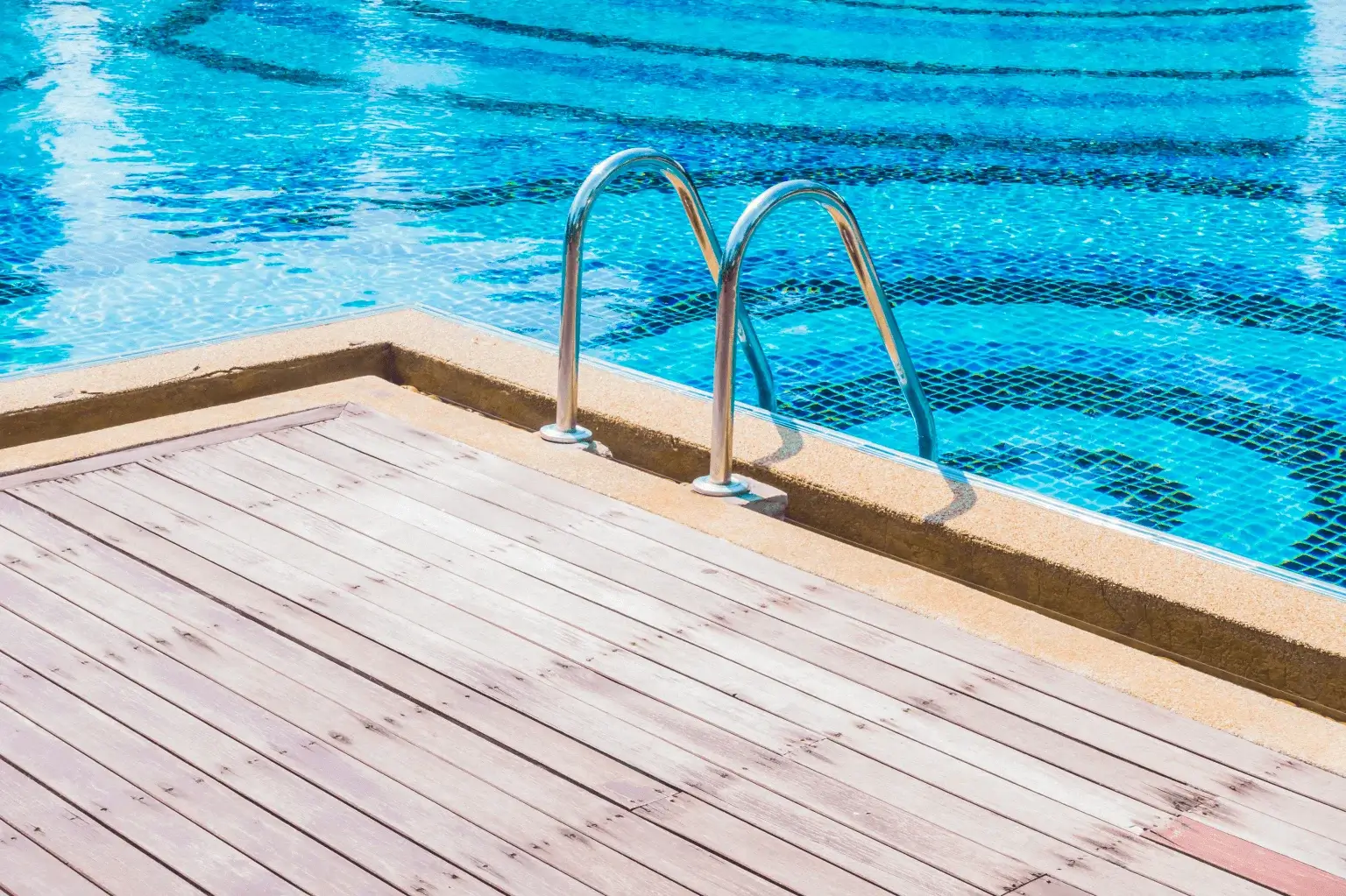 swimming pool handrails