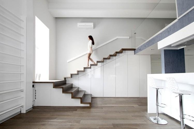 Stairs to the second floor: design ideas (75 photos)