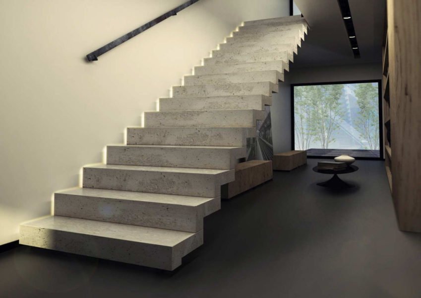 The best materials for the construction of stairs in the house