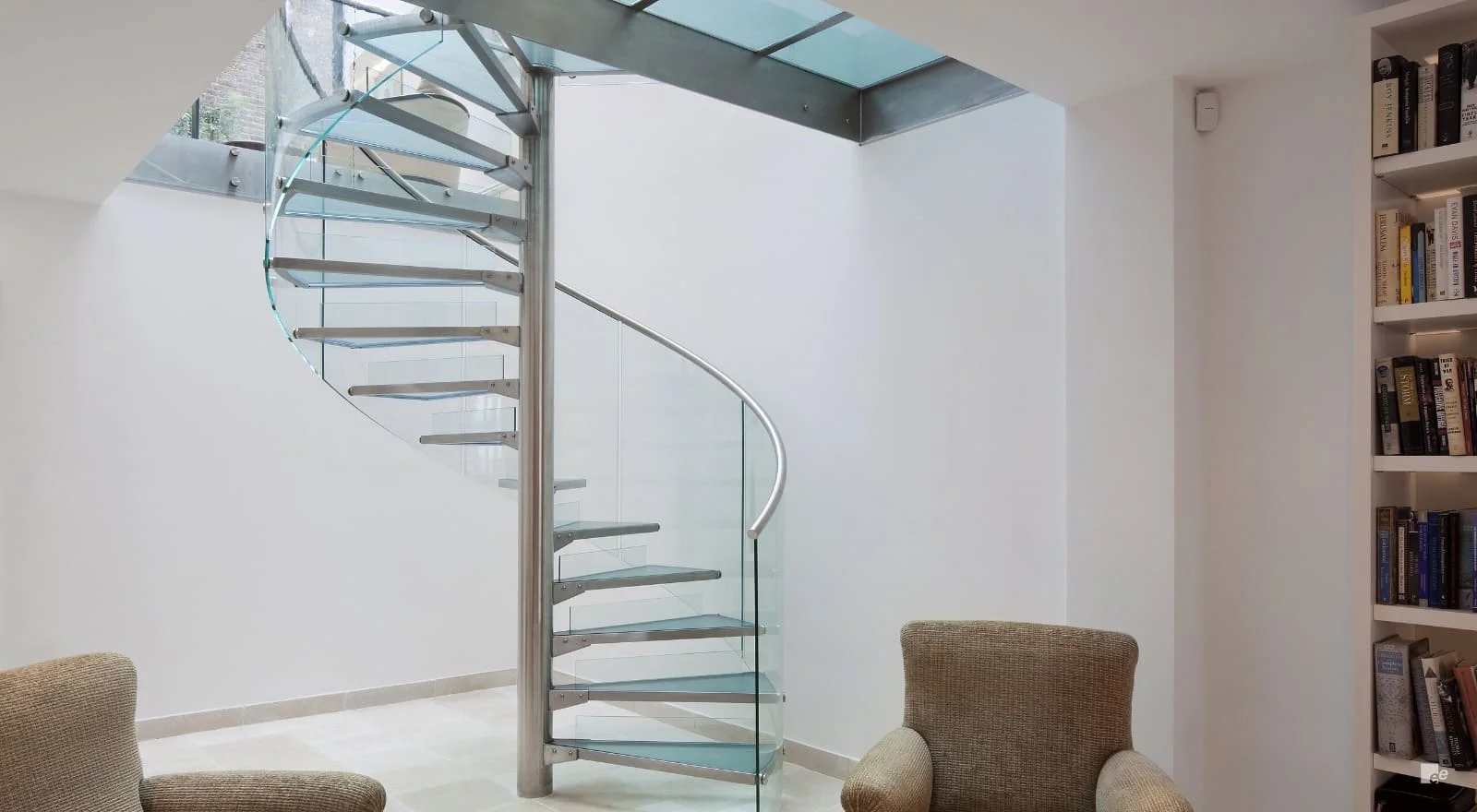 modern spiral staircase