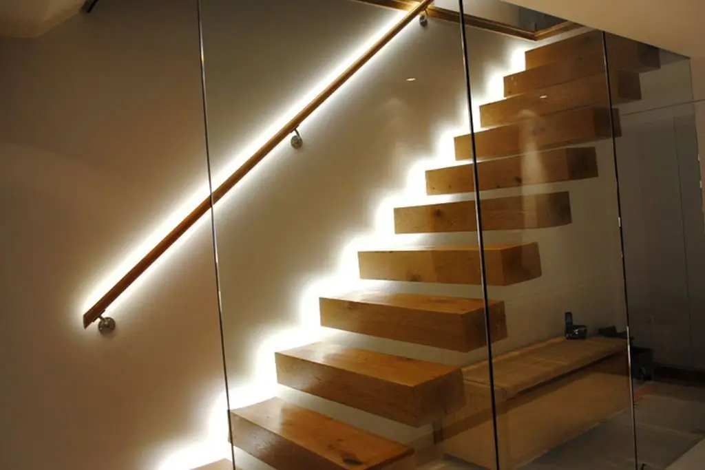 led handrails