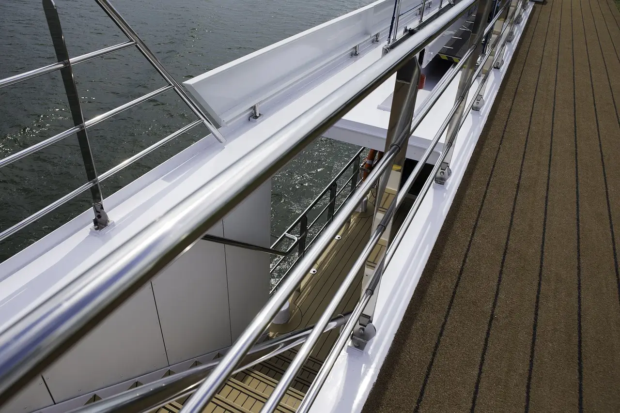 Stainless steel railing outdoor