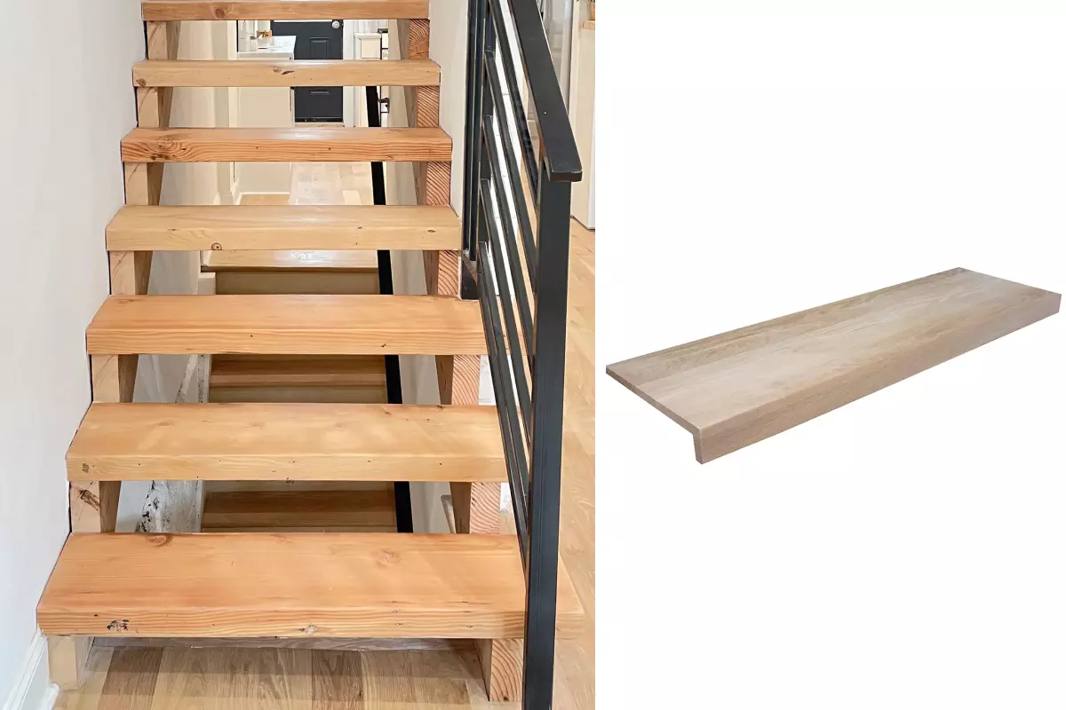 wood stair treads