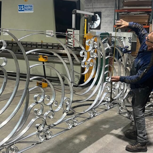 custom iron railing near me