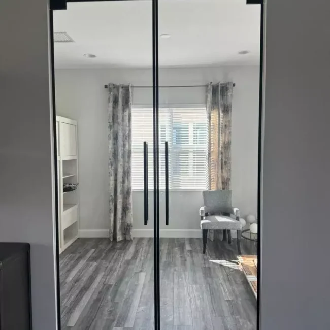 glass partition for living room