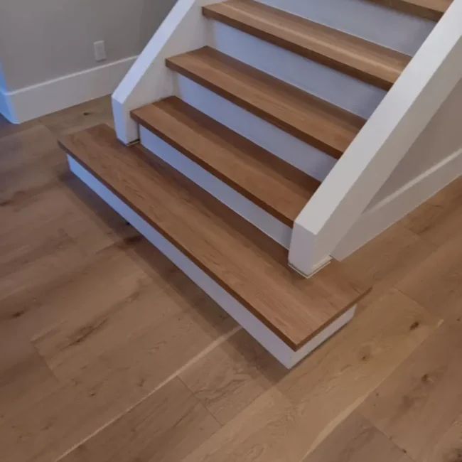 stair tread white oak