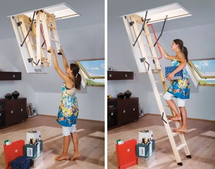 attic stairs