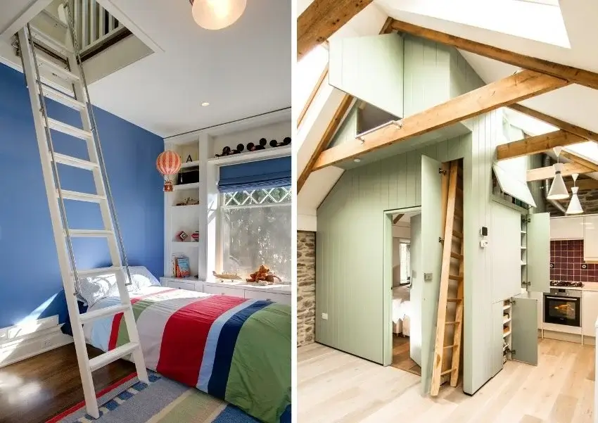 attic stairs