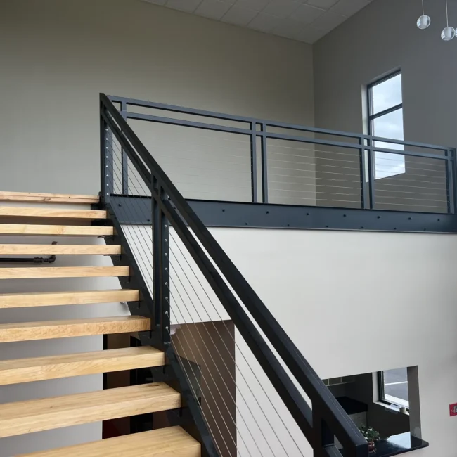 powder coated aluminum railing
