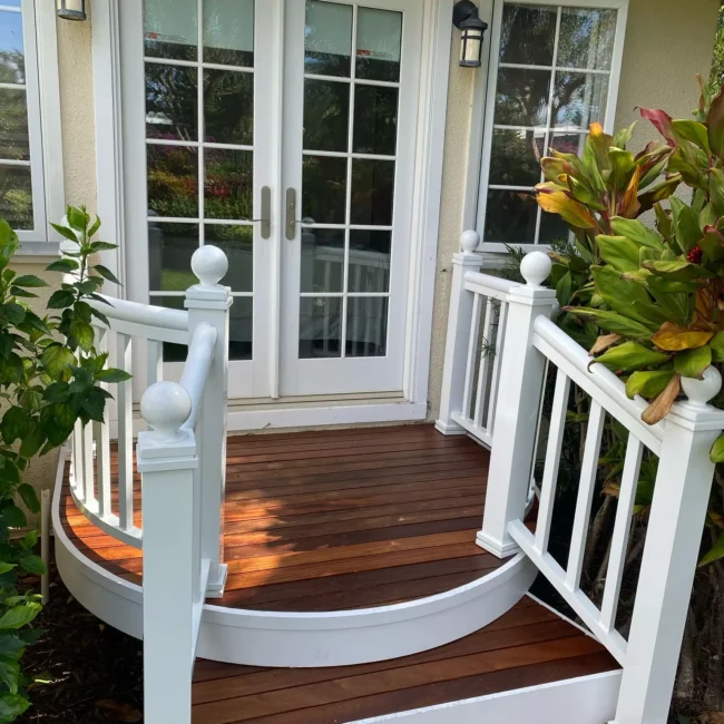 powder coated aluminum deck railing