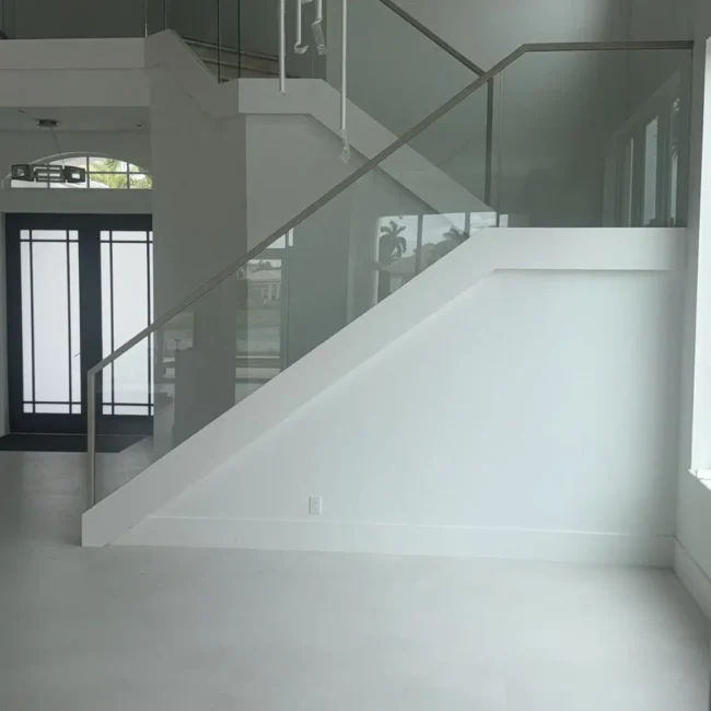 after luxury staircase railings