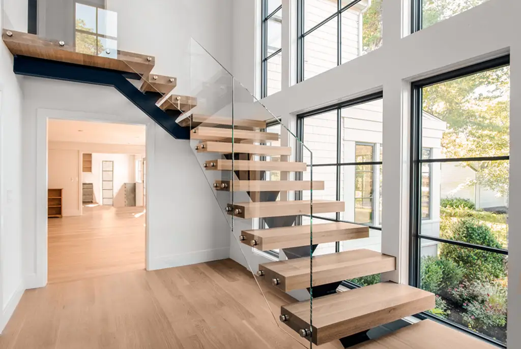 types of glass railings