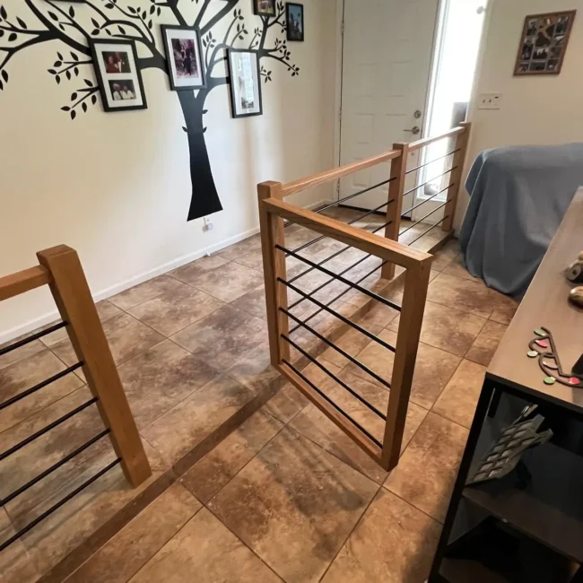 white oak stair treads