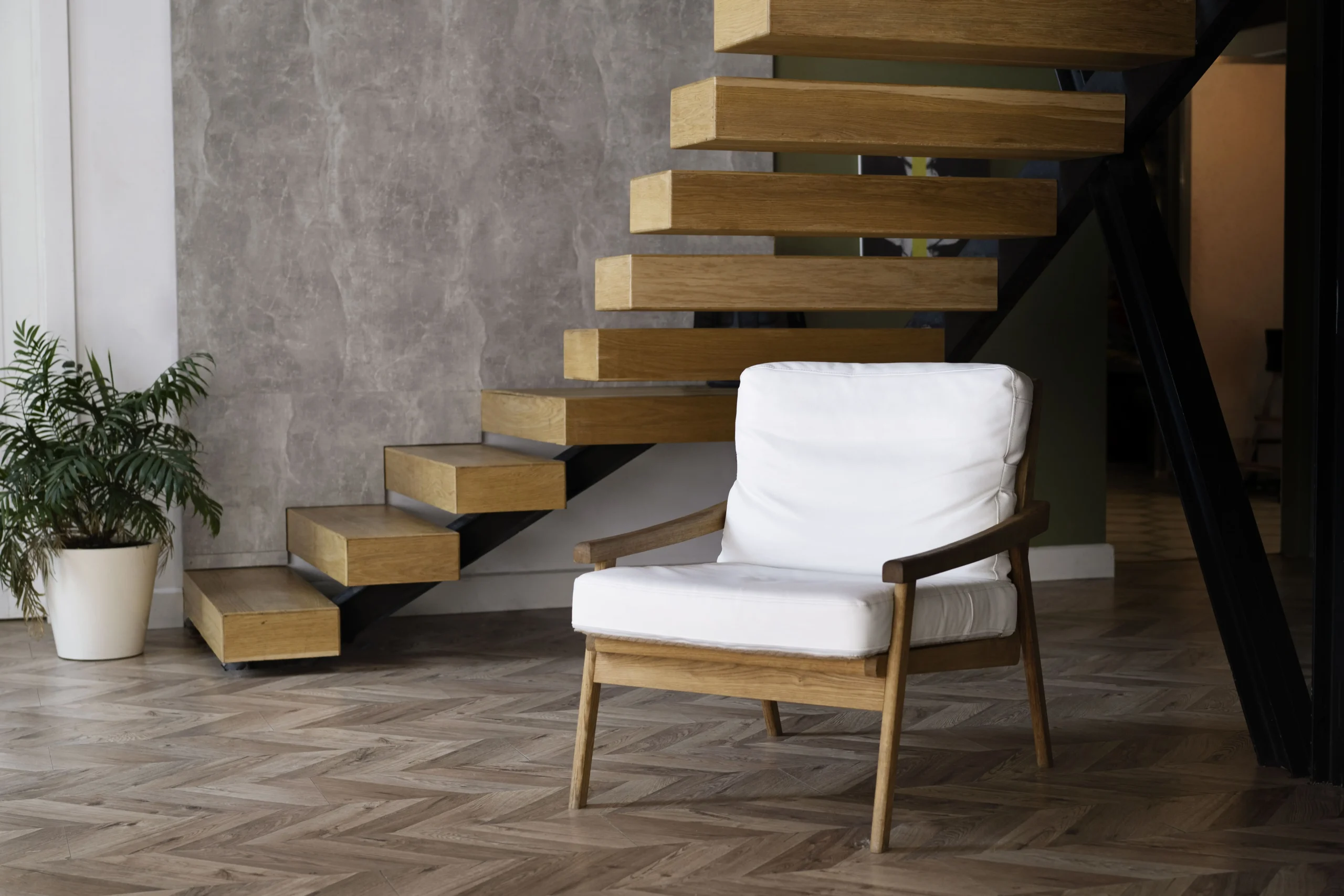 house stairs to second floor