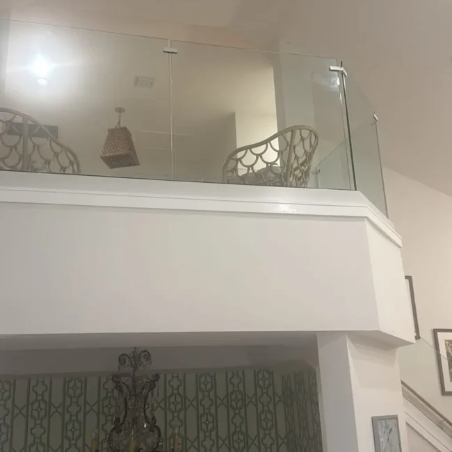 glass railing