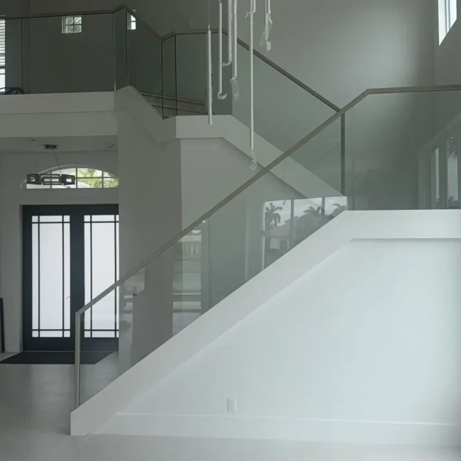 glass railing near me