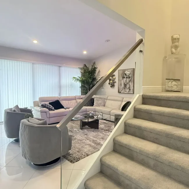 glass railings
