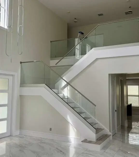 glass railing near me