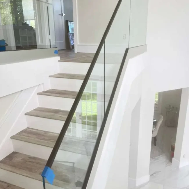 glass railing near me