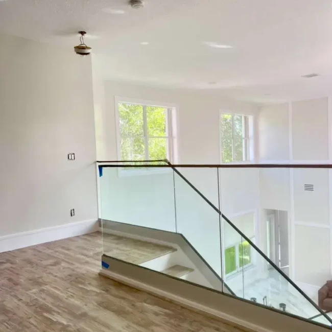 glass railing near me