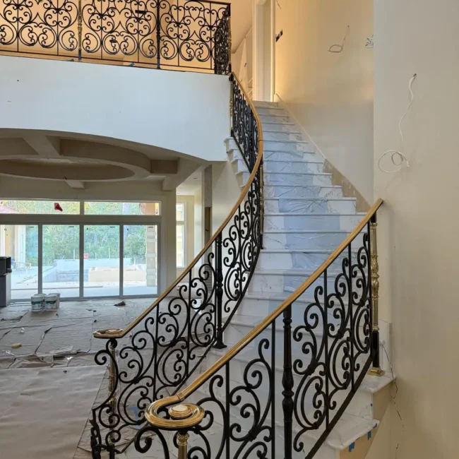 iron stair railing near me