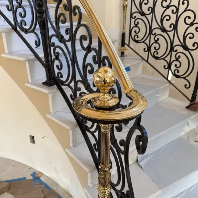 iron stair railing near me