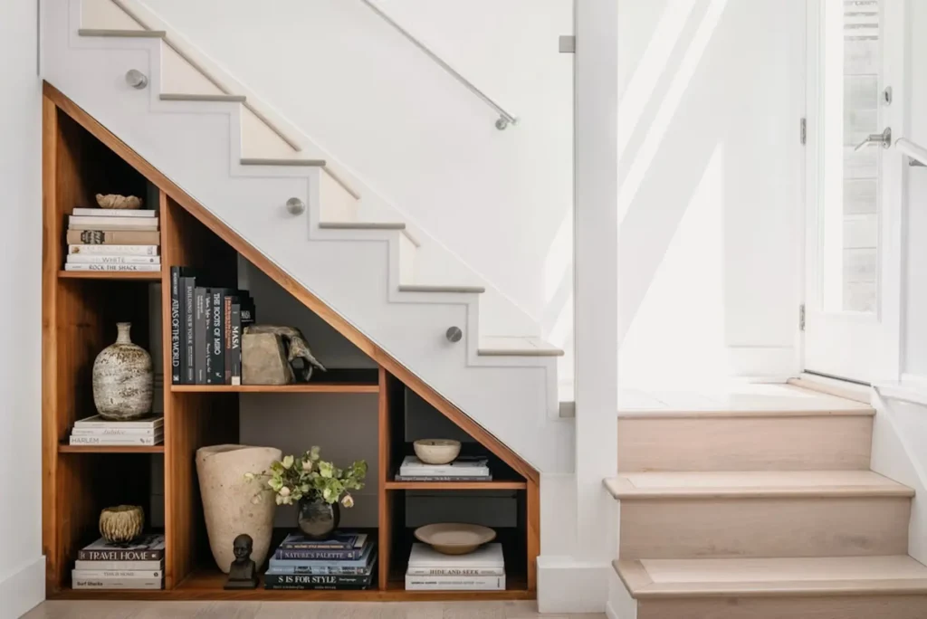 under stairs shelving ideas