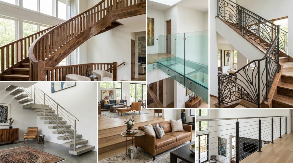 Best Staircase Railings: 7 Modern Types for Homes - Luxury Staircase ...