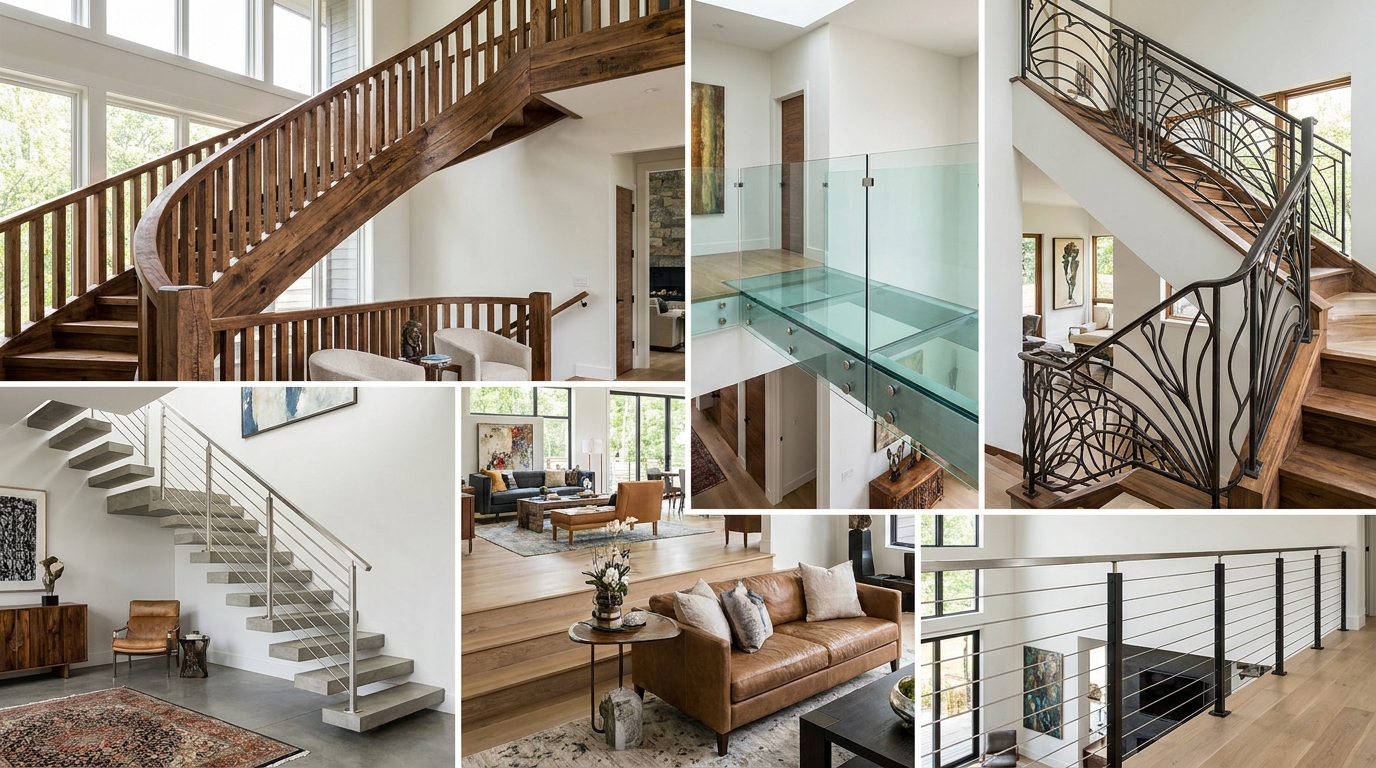 stair railing options