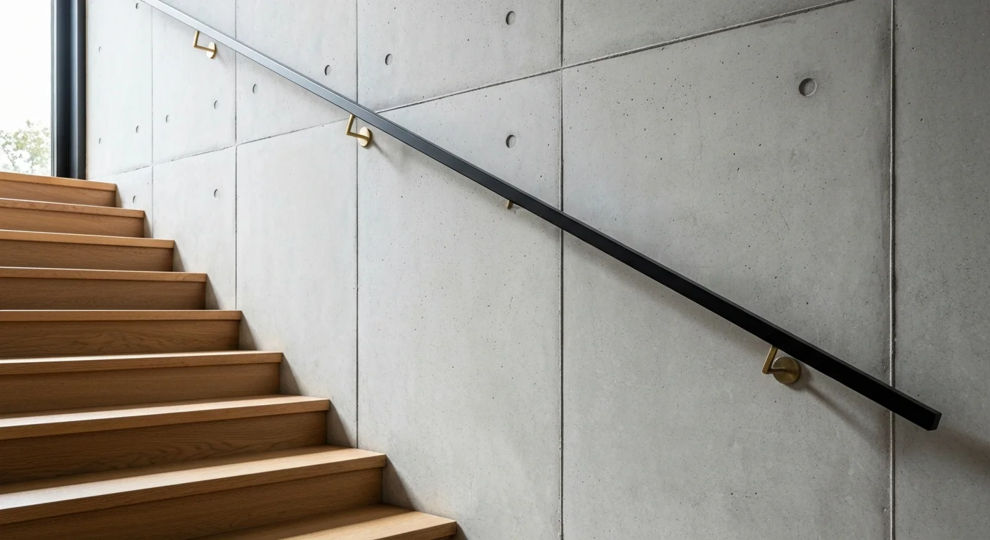 wall stair railing