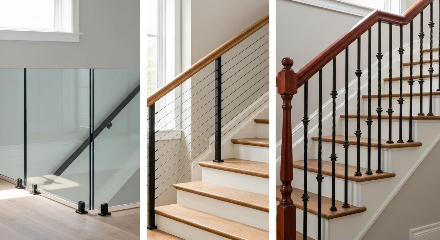 Comparing Popular Indoor Railing Styles