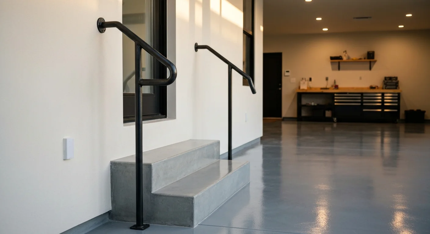 garage handrail ideas