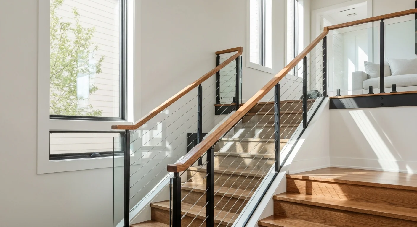 indoor railing ideas