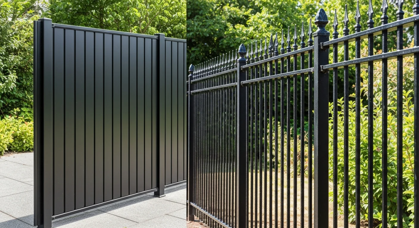 aluminum vs iron fence
