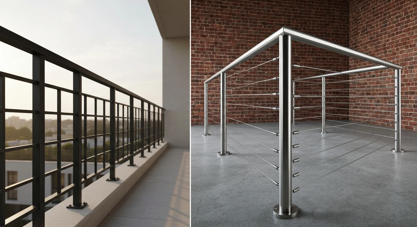 aluminum vs steel railing