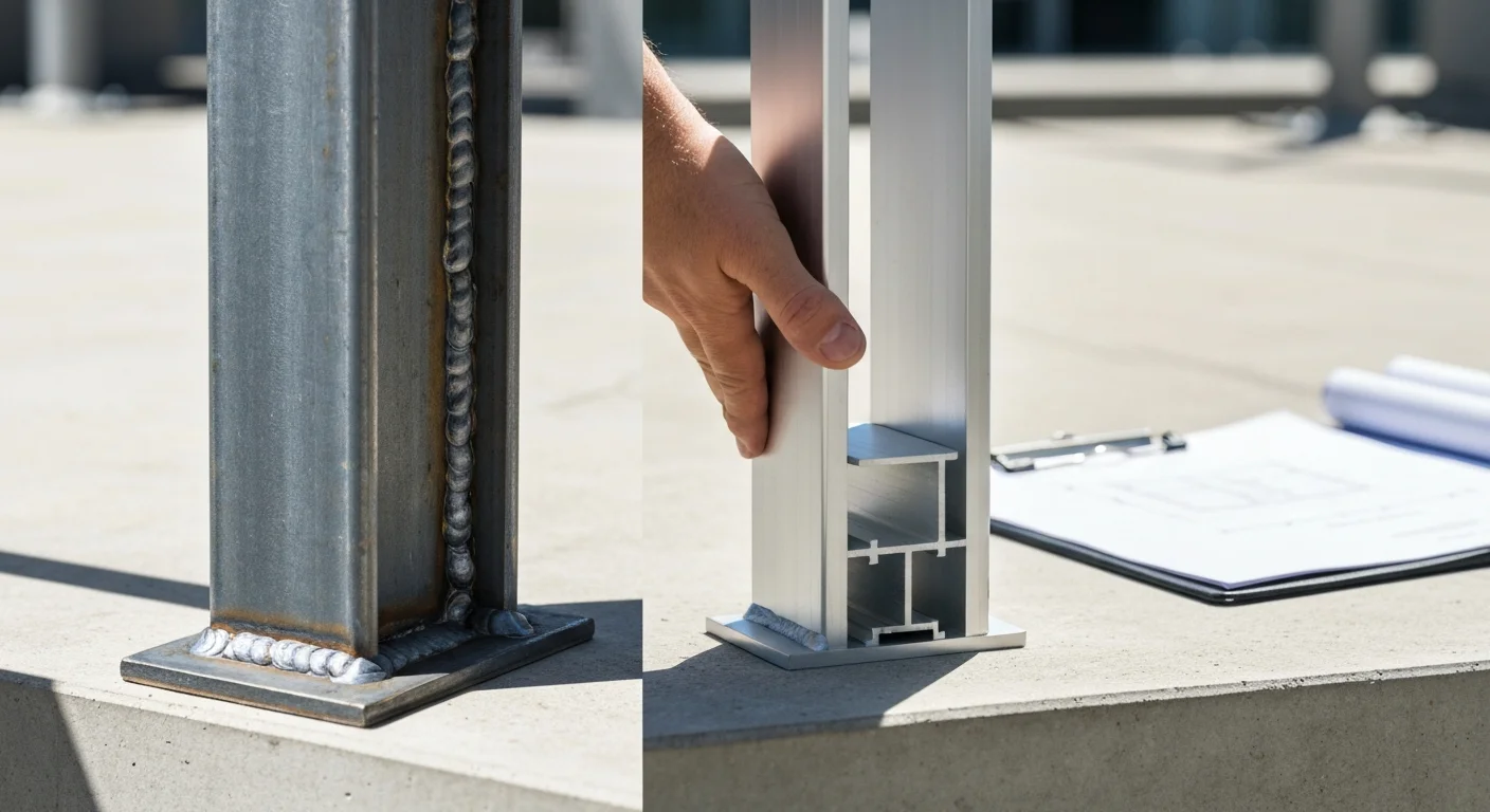 steel vs aluminum railing