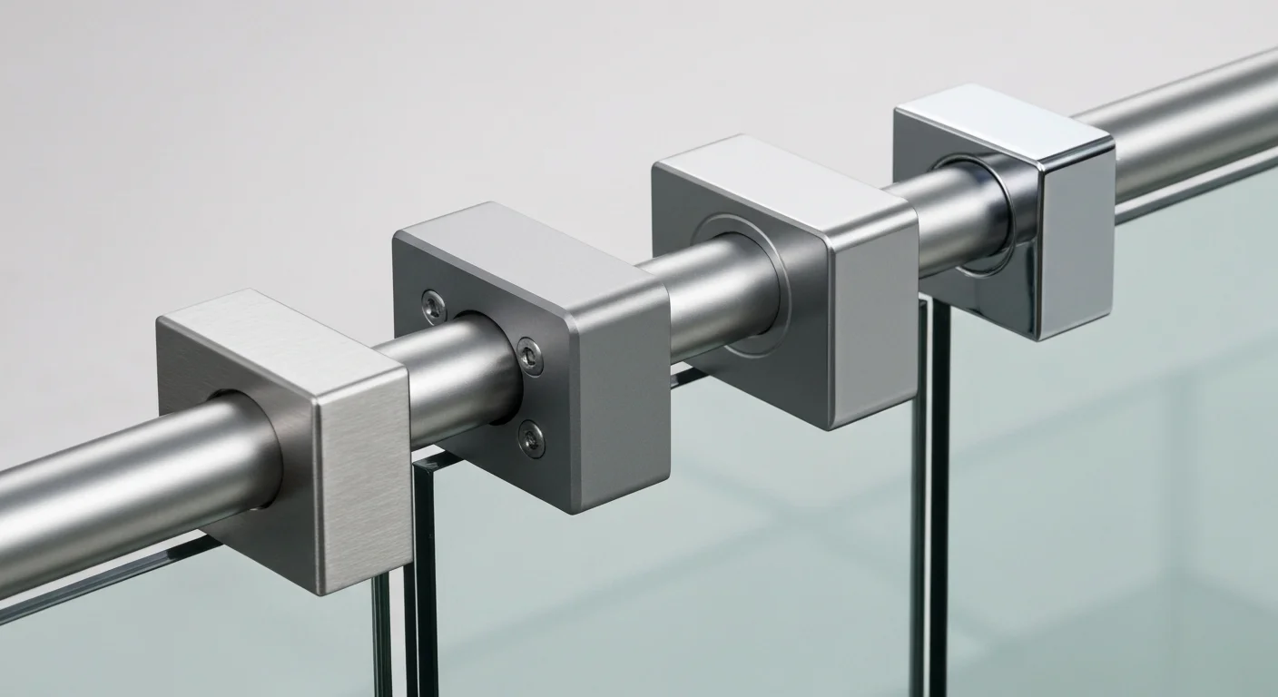 glass stair railing hardware