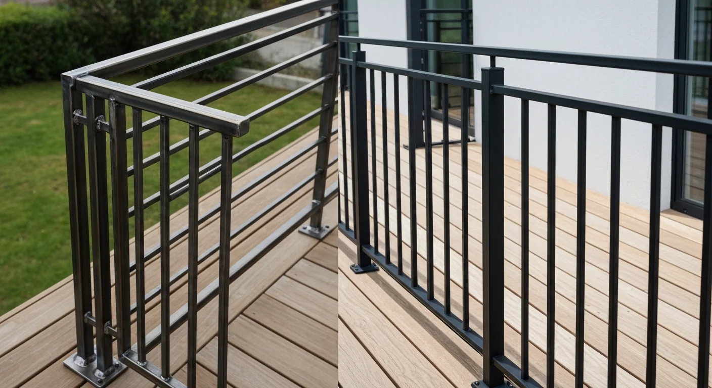 steel vs aluminum railing