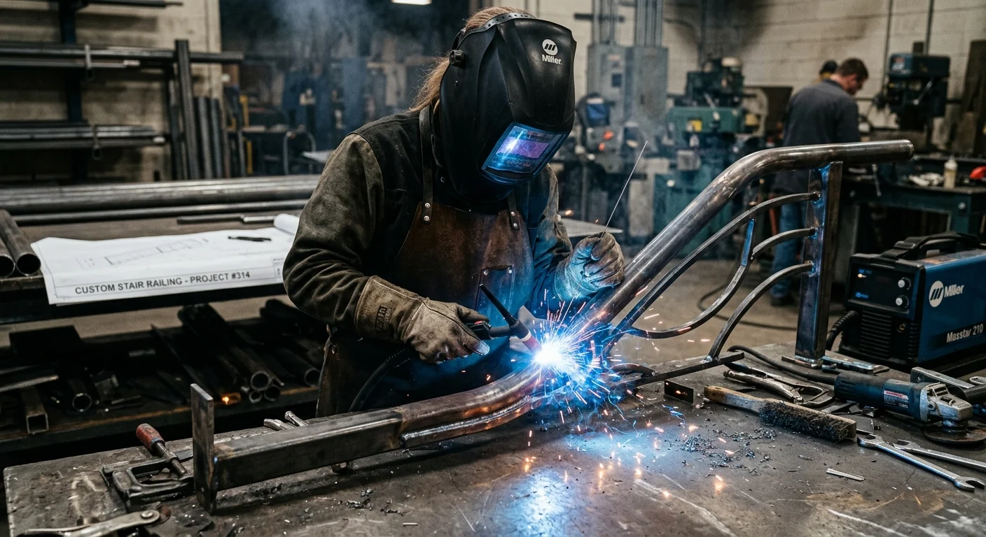 Custom Fabrication Stair Railings