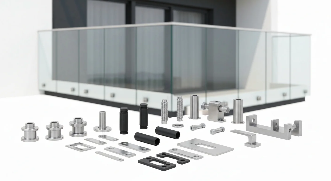 glass railing hardware