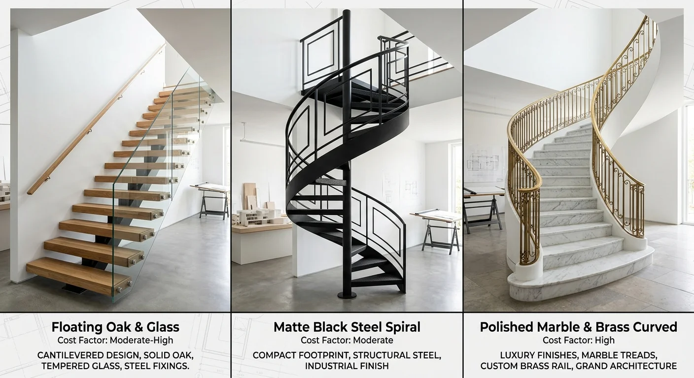 cost of custom staircase