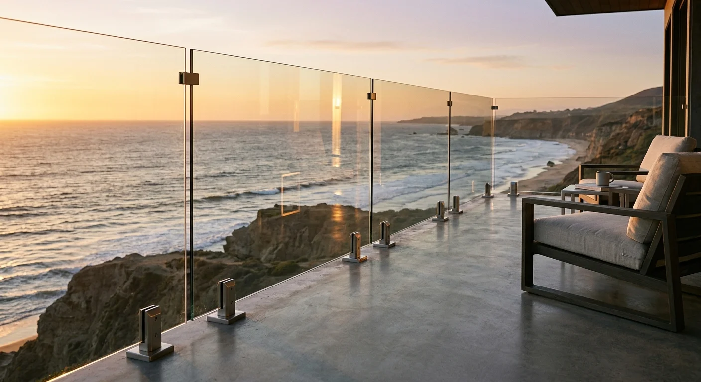 frameless glass railings