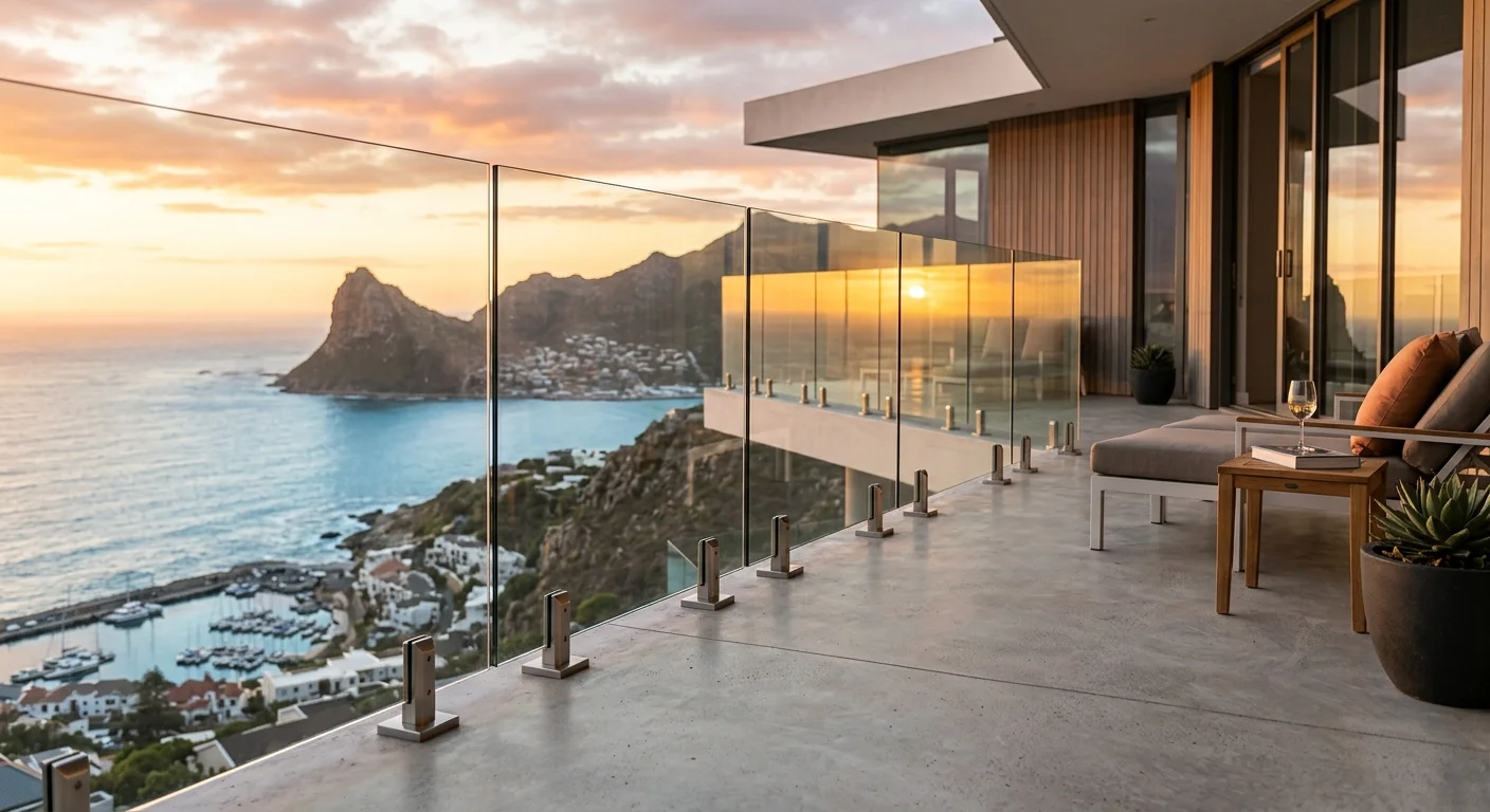 laminated glass railing