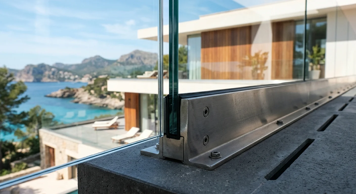 frameless glass railings systems