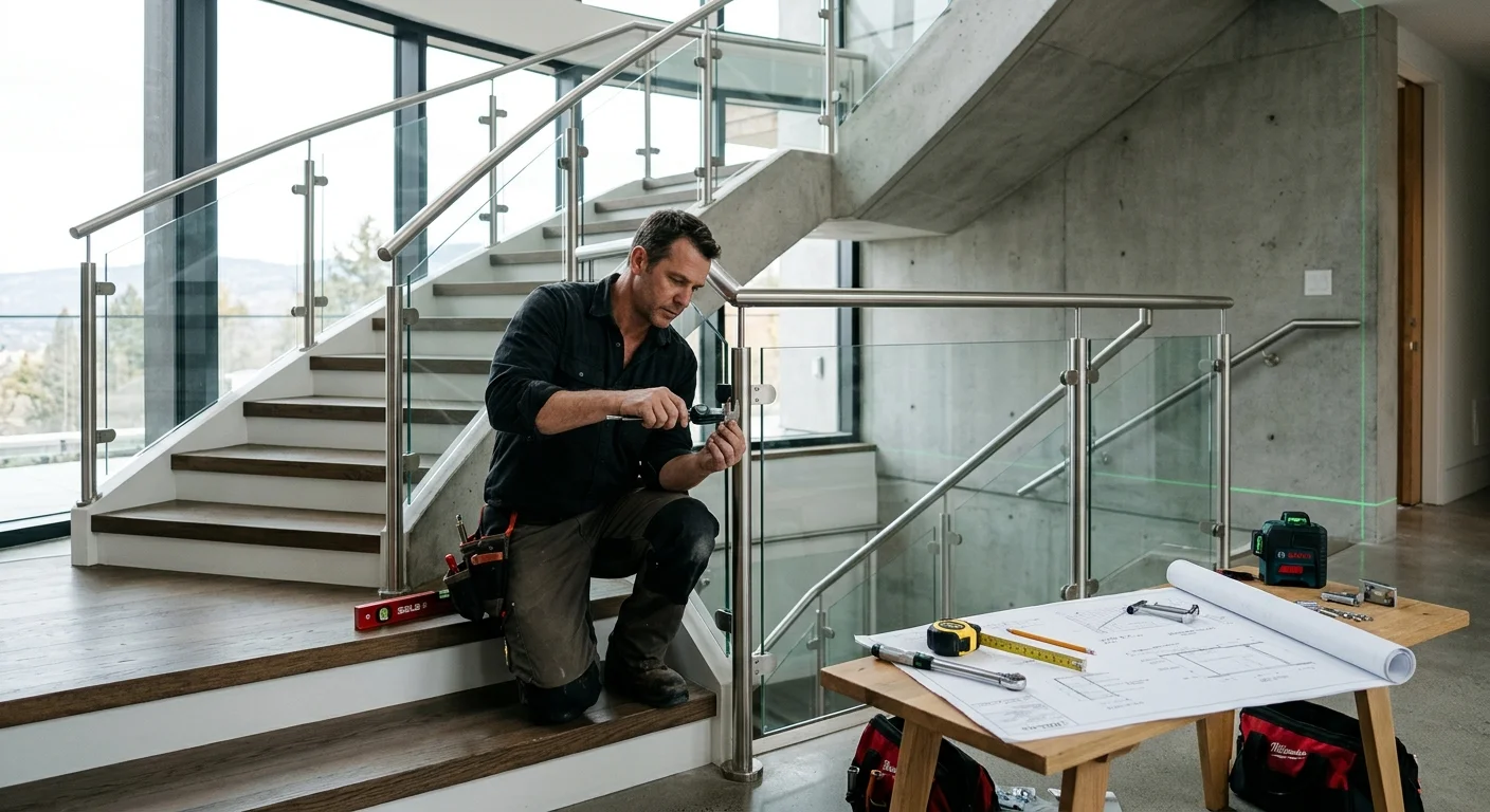 How to Choose a Railing Contractor for Complex Architectural Staircases