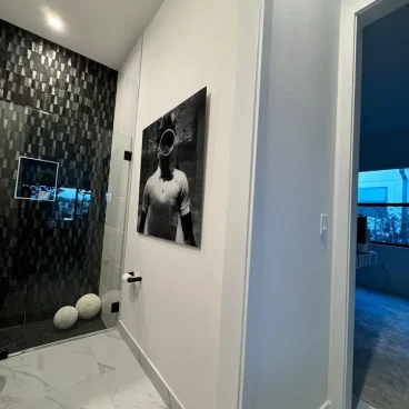 shower glass partition