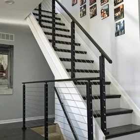 cable railing systems for interior stairs