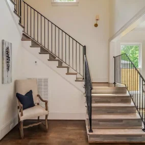 wood cable railing