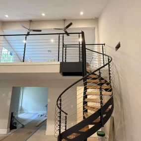 spiral white oak treads