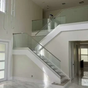 glass railing near me